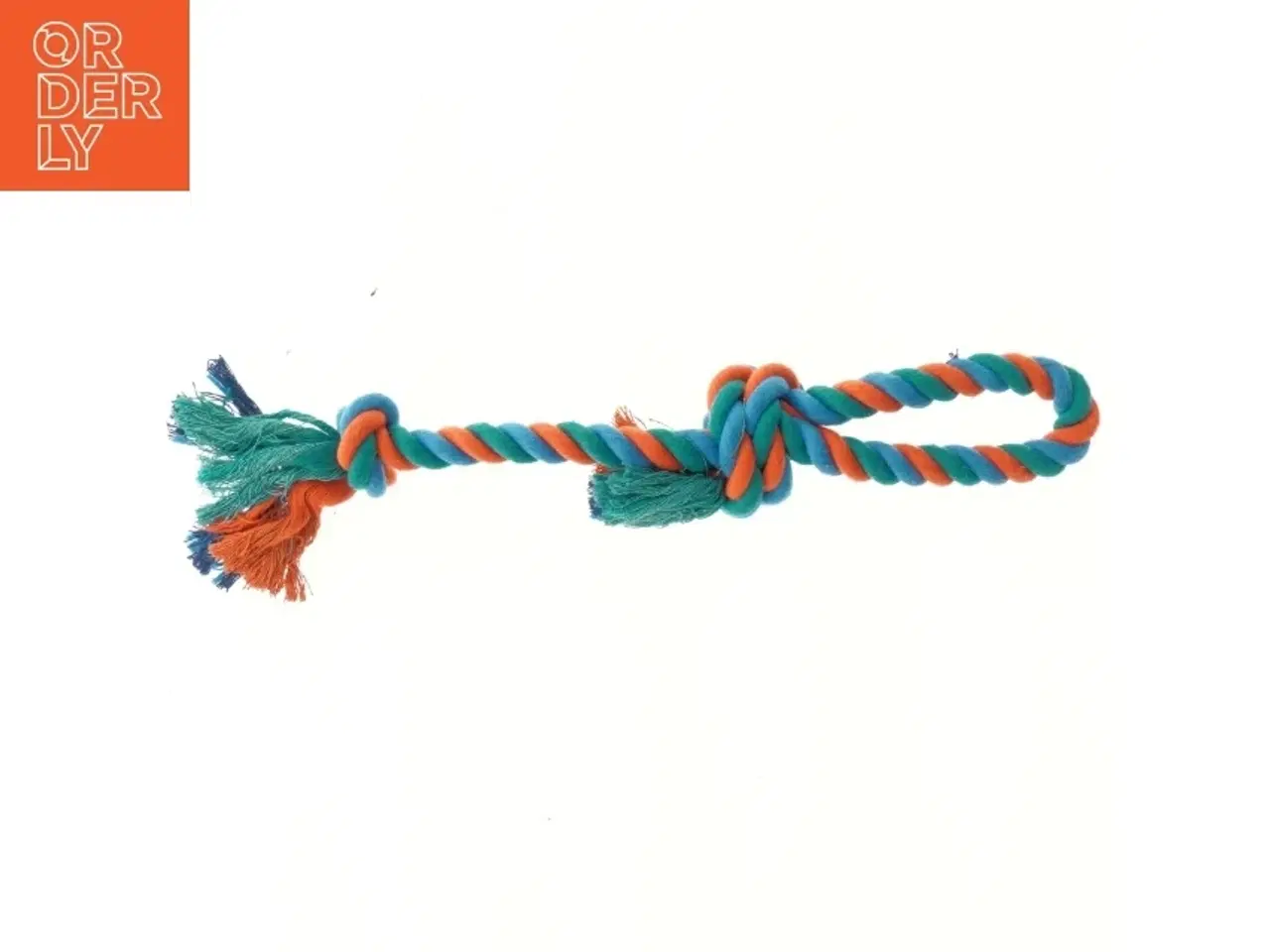 Billede 2 - Knudet legetøjsreb til hund (str. 43 cm)