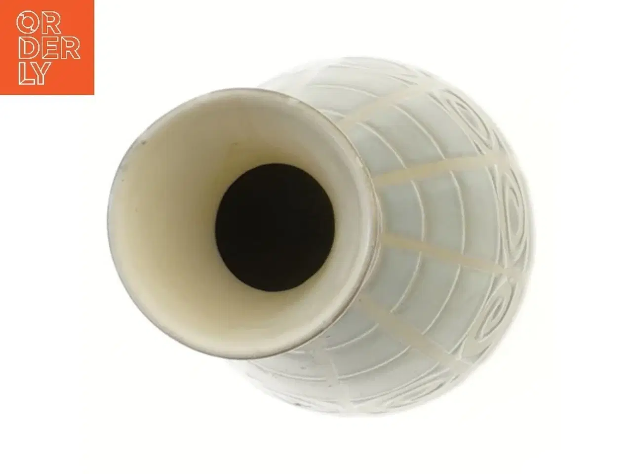 Billede 2 - West Germany Dekorativ vase med mønster (str. Ø 6 cm længde 20,5 cm)