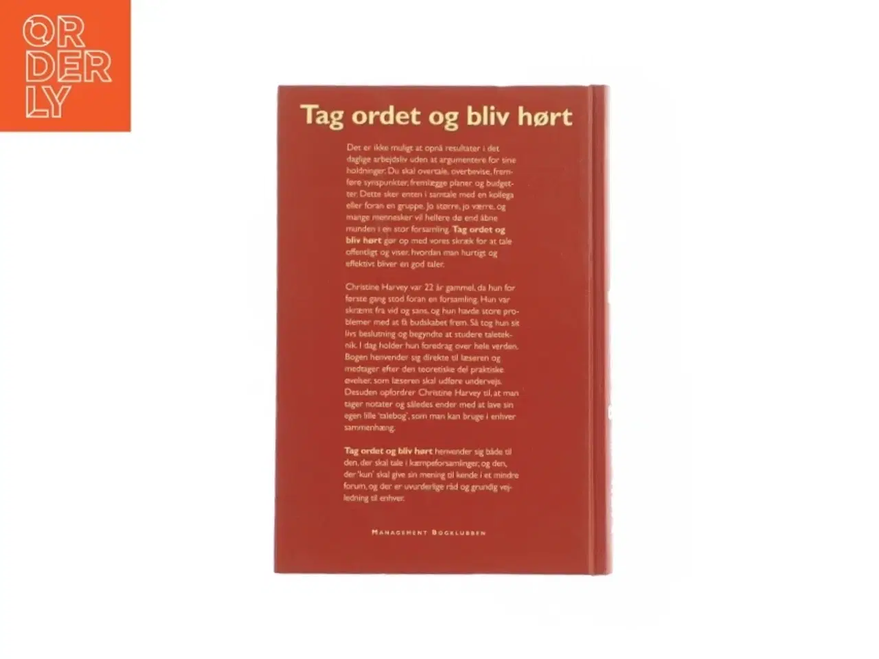Billede 2 - Tag ordet og bliv hørt - af Christine Harvey (bog)