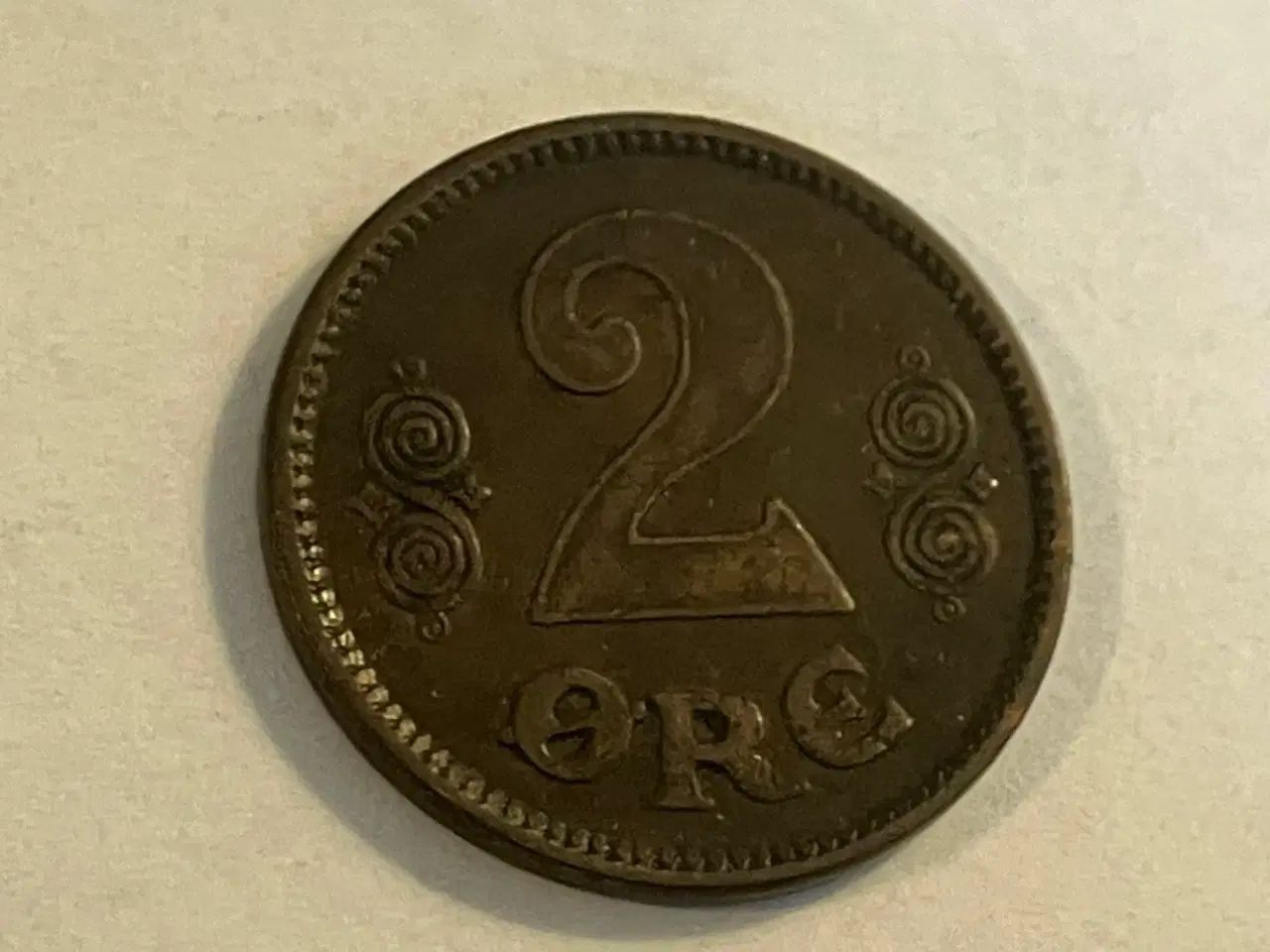 Billede 2 - 2 øre 1920 Danmark