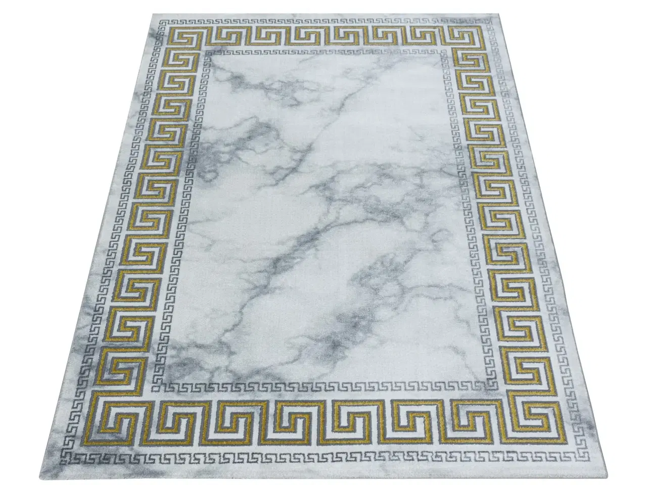 Billede 3 - Naxos Kortluvet tæppe Marmor - Guld - 200x290