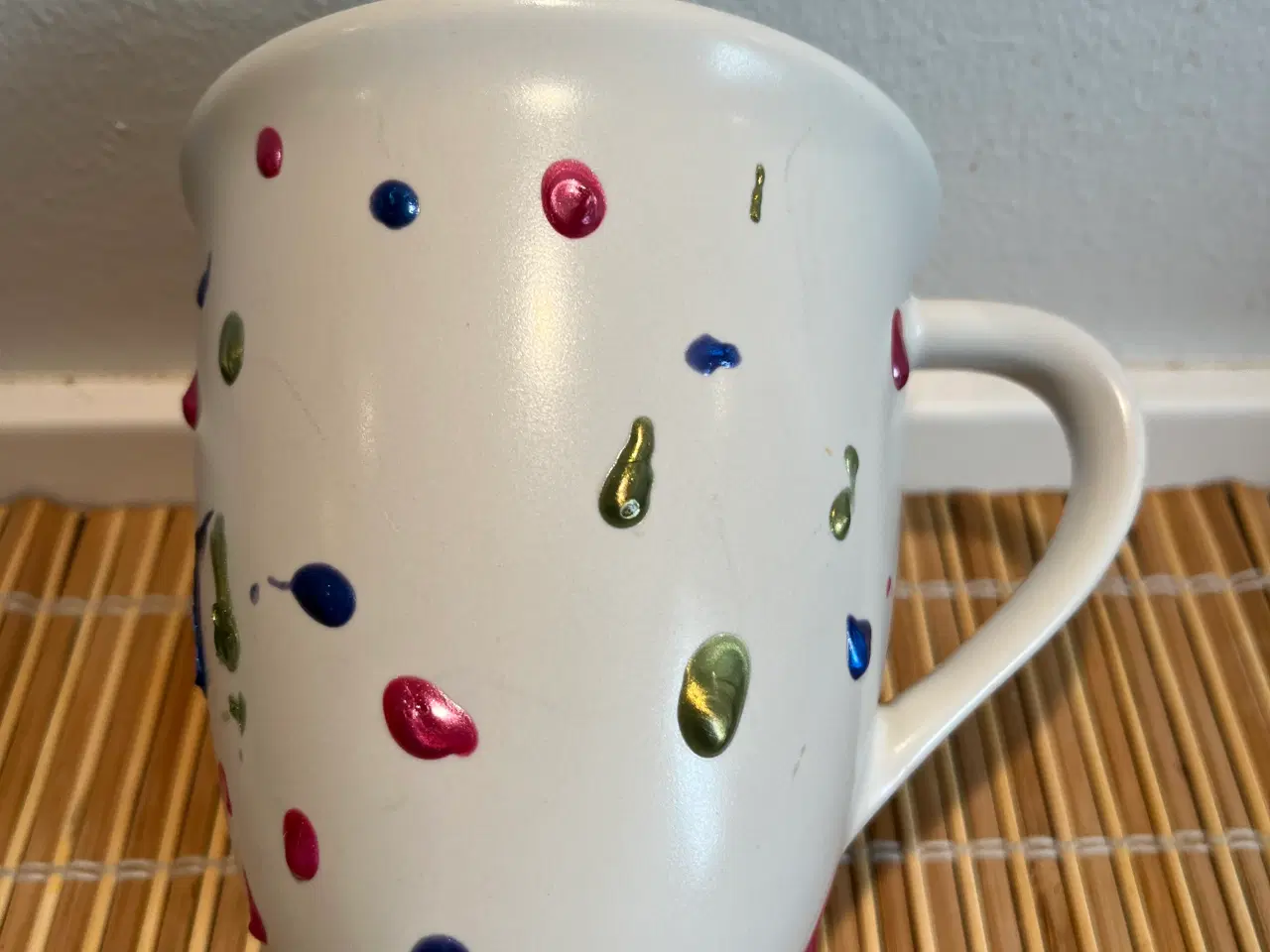 Billede 1 - Flot Höganäs krus med dekoration