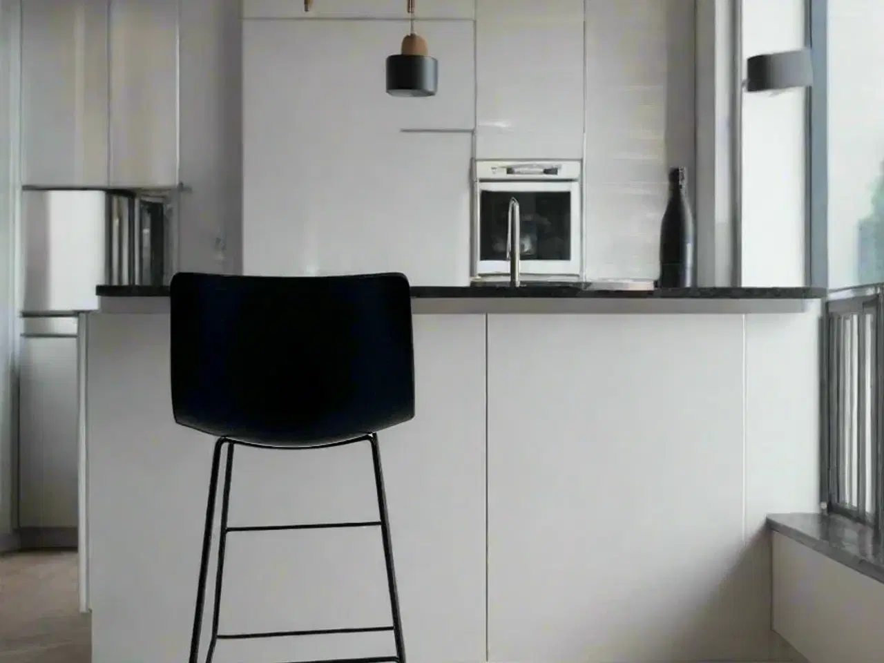 Billede 2 - Pato Sledge Barstool (Sort) fra Fredericia Furniture