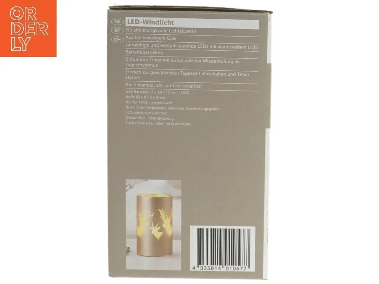 Billede 4 - Livarno LED lanterne fra Livarno (str. Ø 9 cm højde 15 cm)