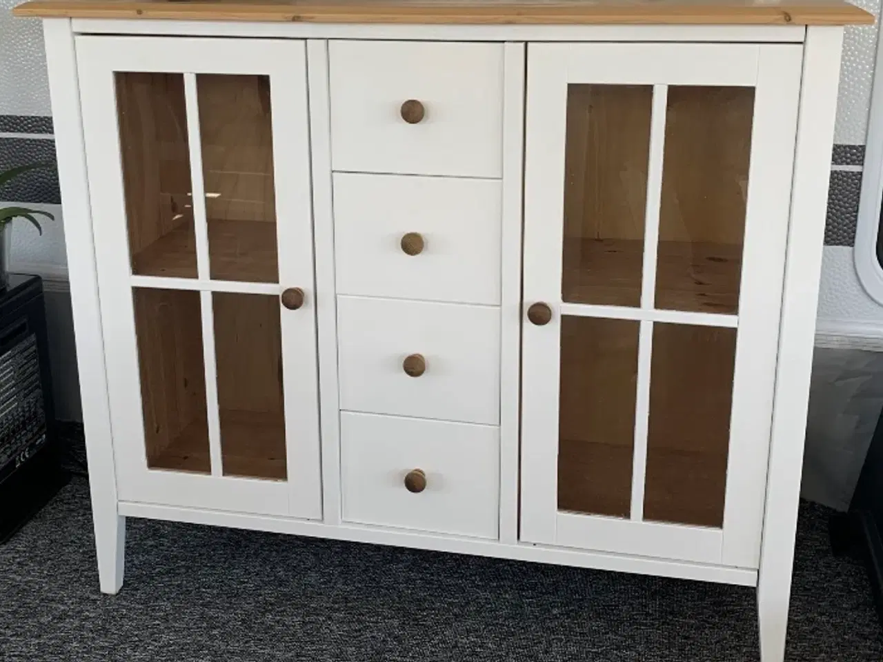 Billede 1 - Vitrineskab. Retro.  L 114 x H 97 x B 39,5. 