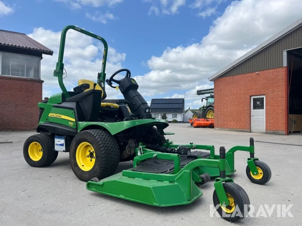 Billede 4 - Græsslåmaskine John Deere 1580 Terraincut 4wd med klippebord