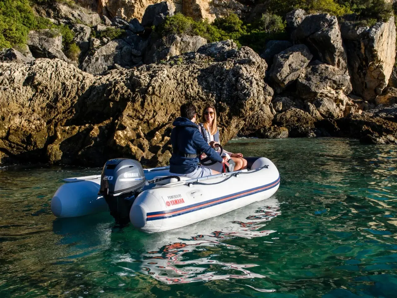 Billede 6 - Yamaha 20 HK - Fjernbetjening, Elektrisk start, Power tilt