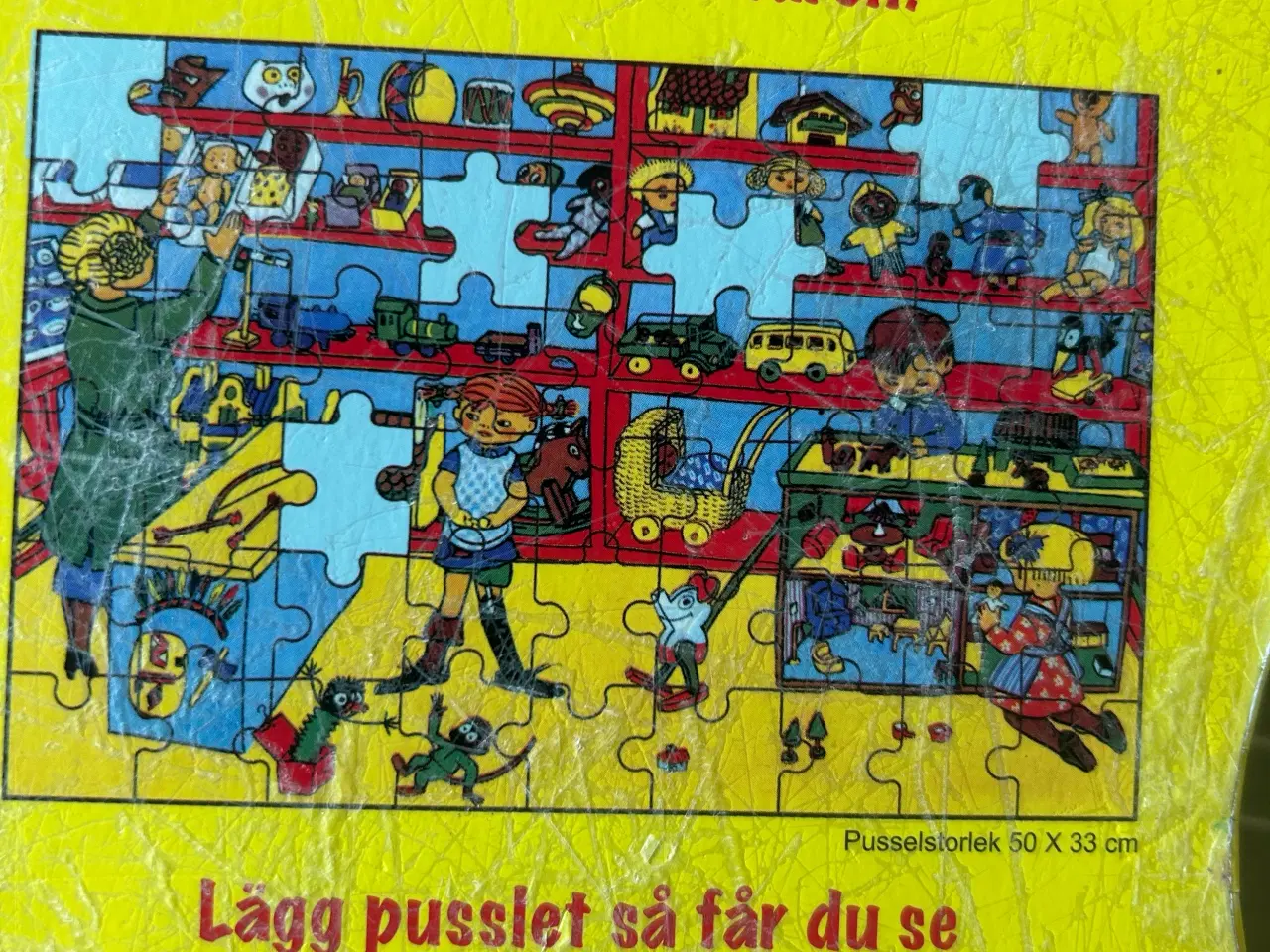Billede 4 - Puslespil med Pipi Langstrømpe