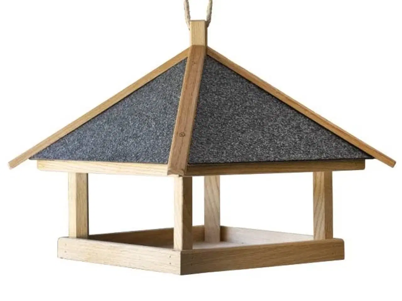 Billede 1 - Smukt og simpelt fuglefoderhus til ophængning.