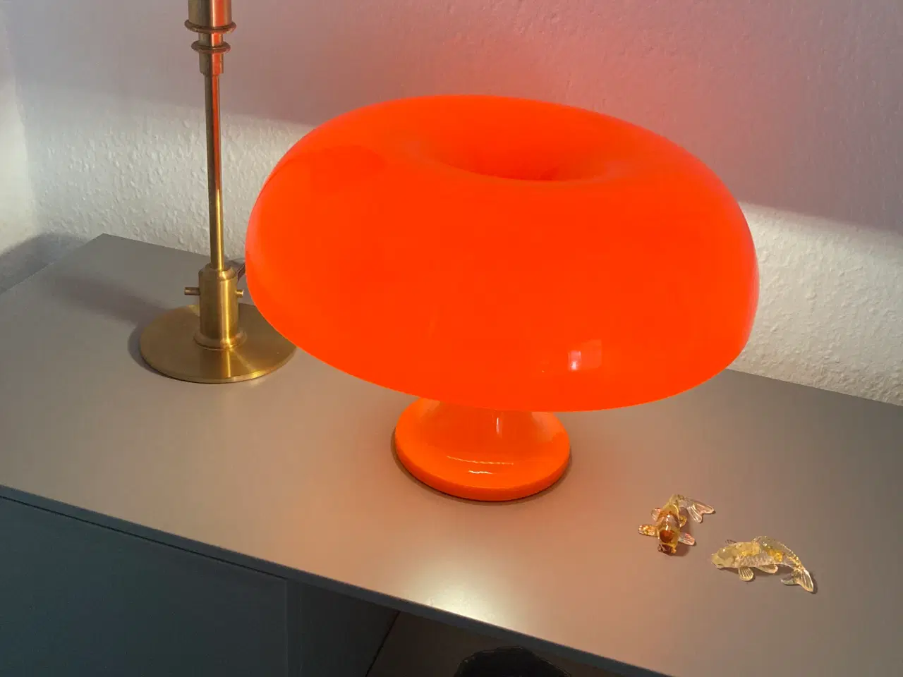 Billede 6 - Lampe orange “retro”