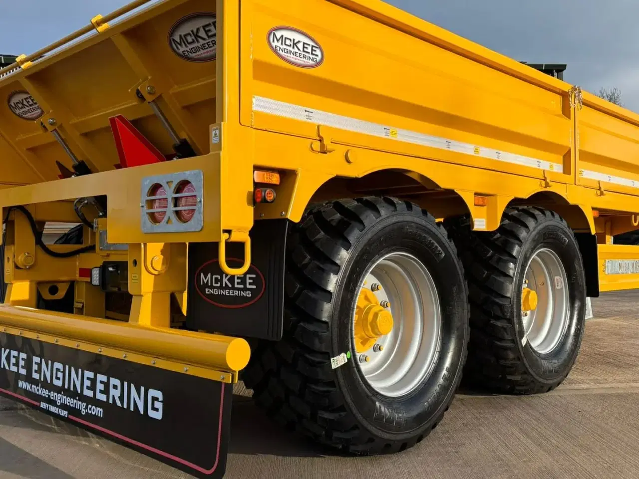 Billede 11 - McKee 16T entrepenørvogn med nedfoldbare sider