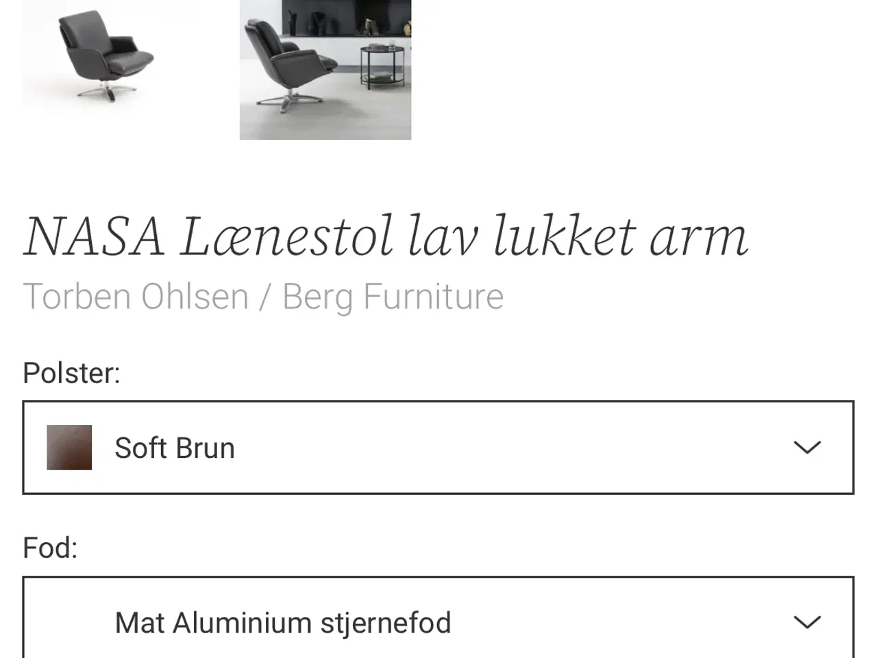 Billede 8 - Design lænestol Torben Ohlsen / Berg Furniture