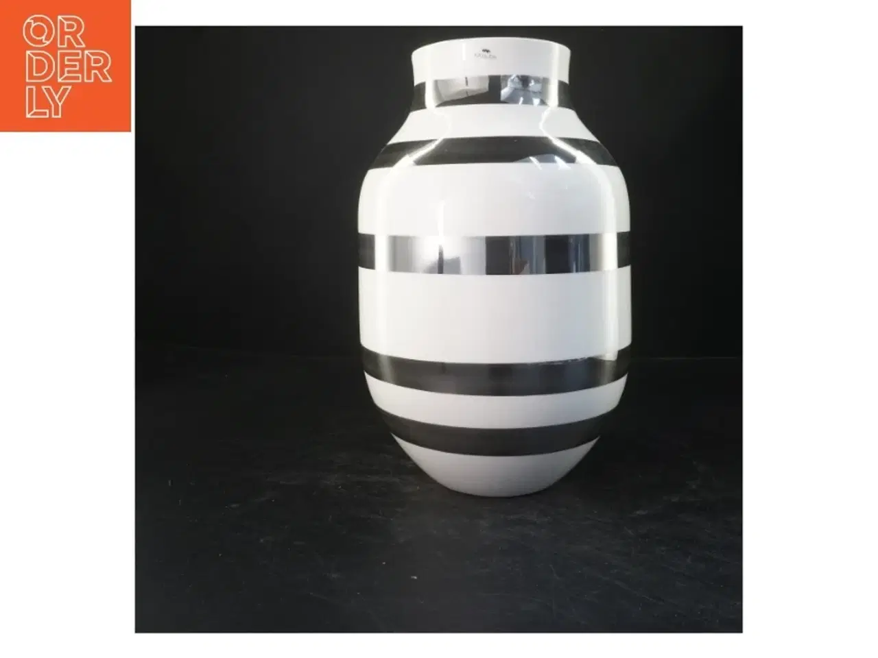 Billede 1 - K&#228;hler vase med striber fra K&#228;hler (str. 32x18 cm)