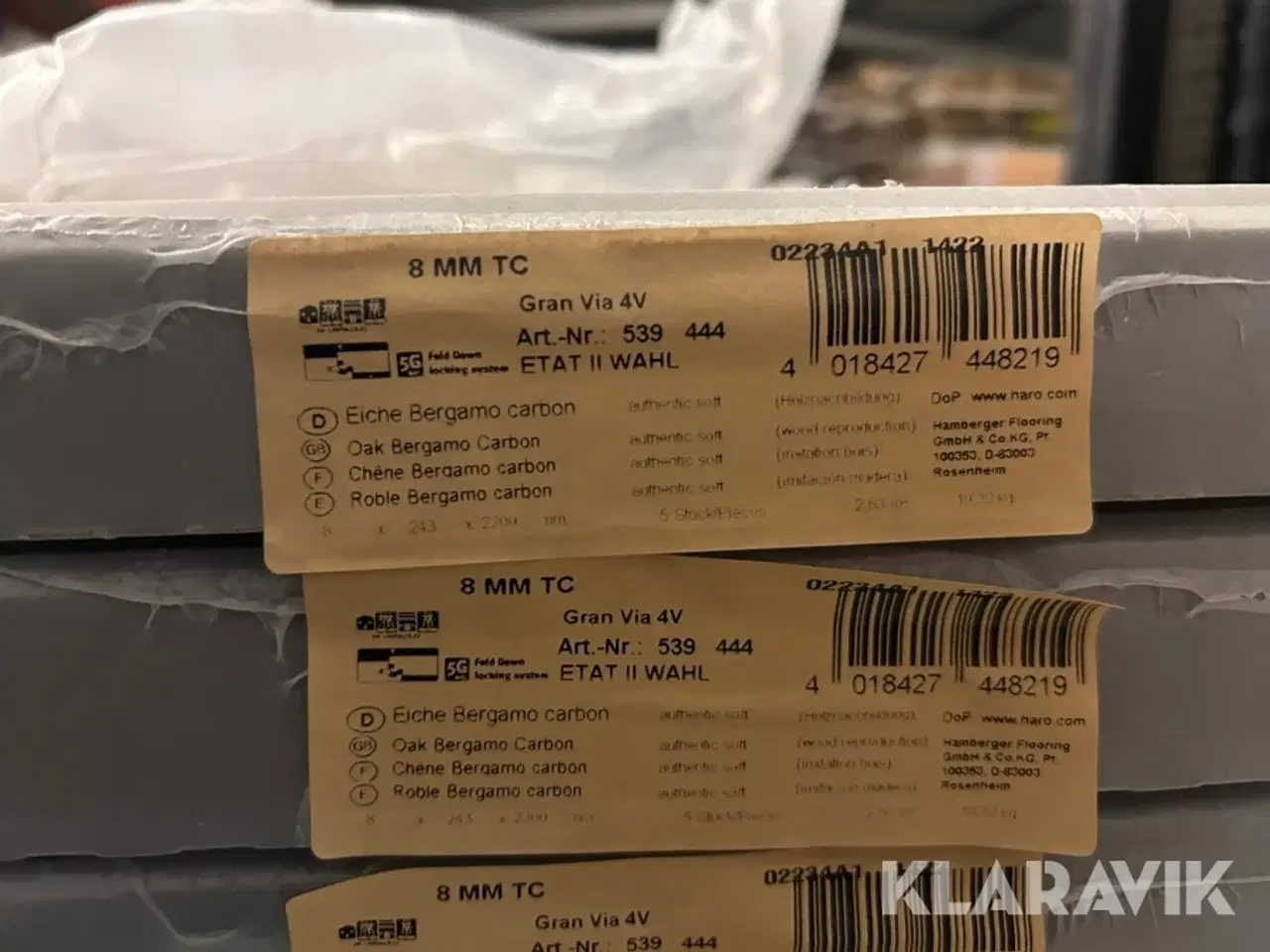 Billede 6 - Laminat gulv HARO Oak Bergamo Carbon 104 m2