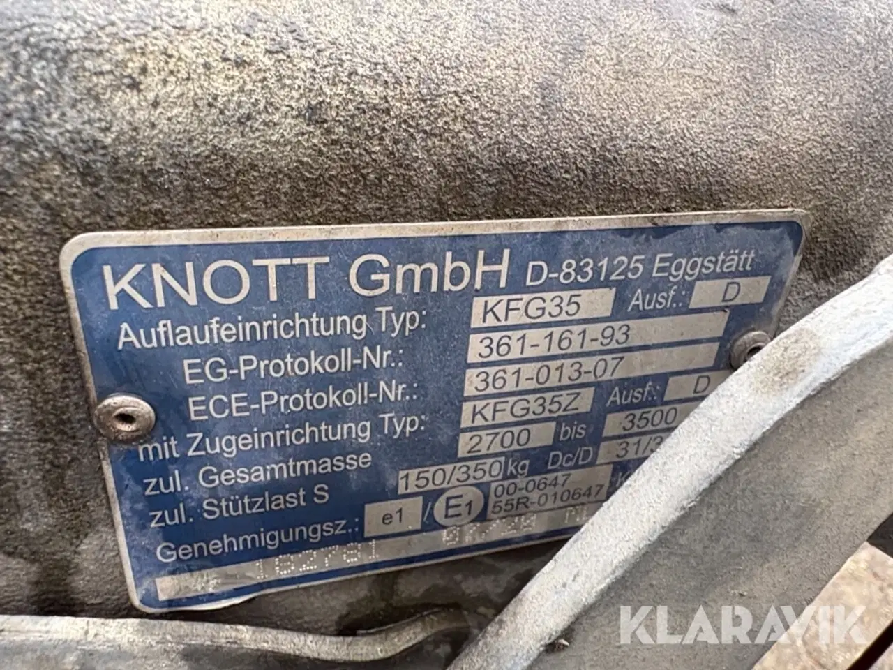 Billede 6 - Maskintrailer 3500kg Nugent P3718H