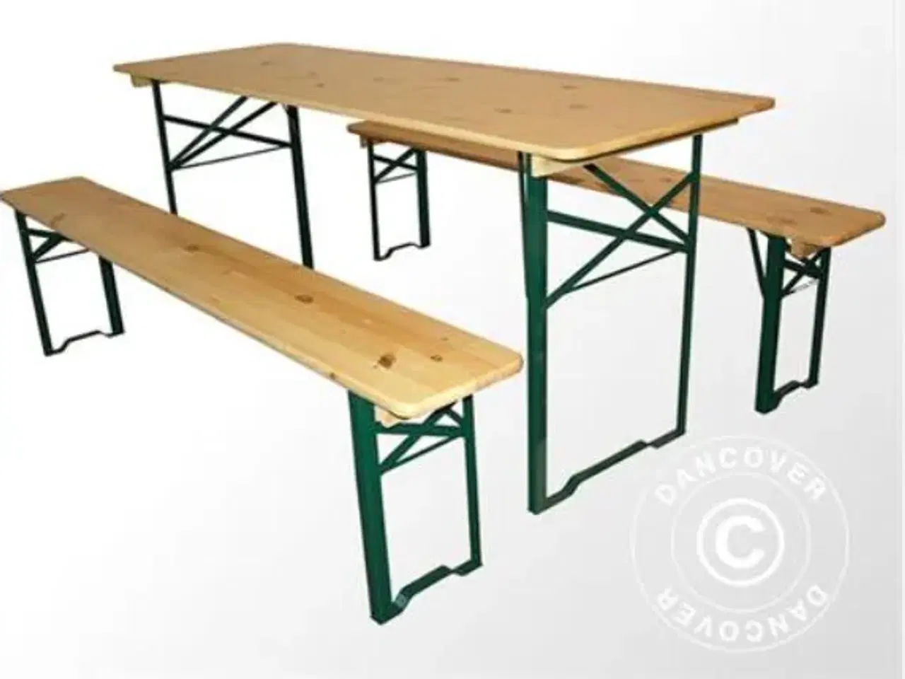 Billede 1 - Festtelt 32 m2 samt 4 borde og 8 bænke
