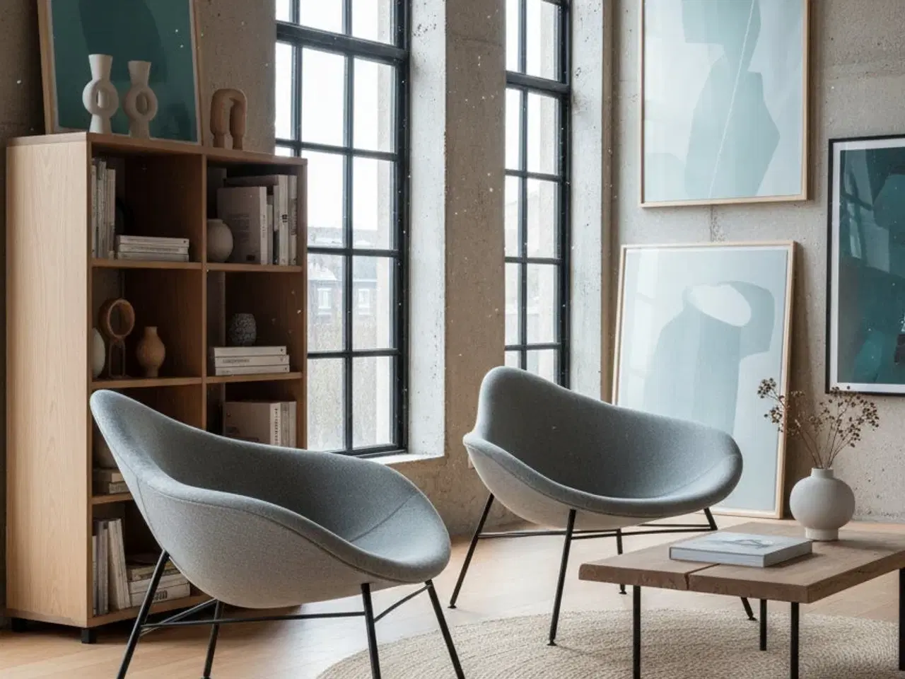 Billede 2 - +Halle | K2 4-Leg Loungestol (Kvadrat Guest 110)