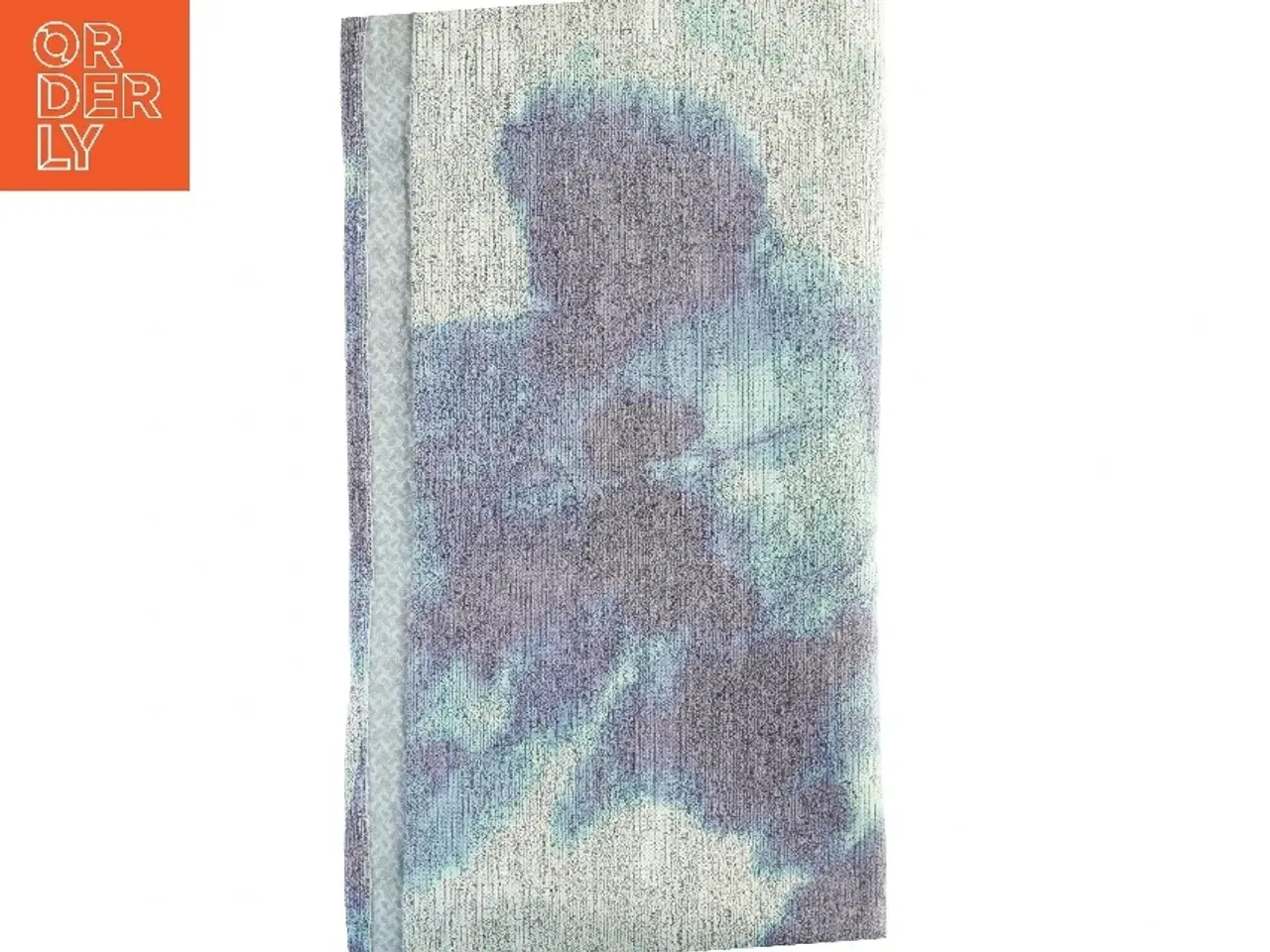 Billede 1 - Vævet tæppe i grå og blå nuancer fra Rodier (str. 170. x, 120 cm)