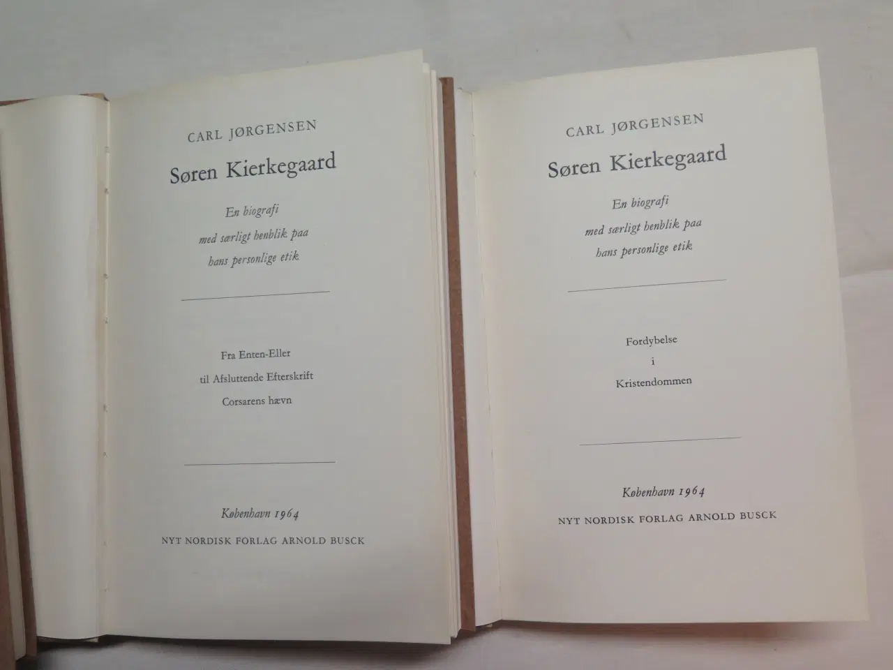 Billede 8 - Søren Kirkegaard Samlede Værker 1-21 + C Jørgensen