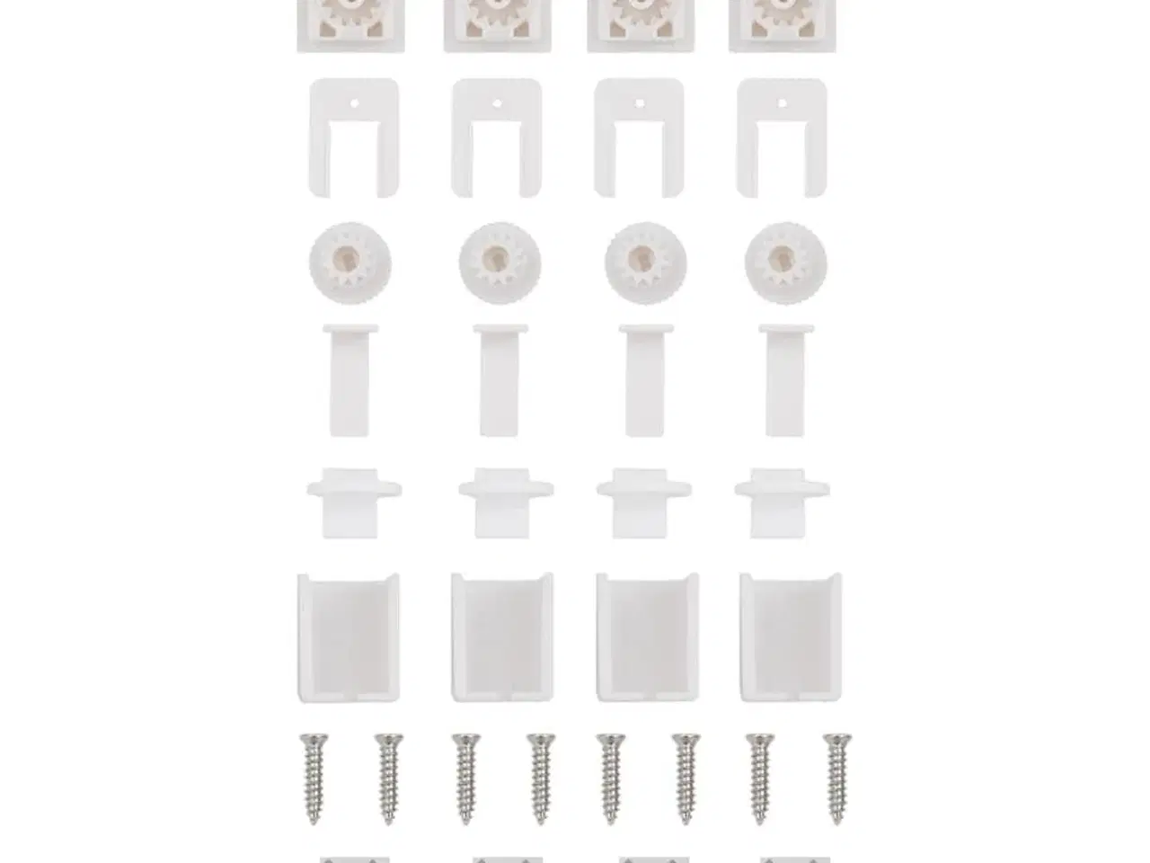 Billede 12 - Plisségardin Hvid 55x200 cm Stofbredde 54,4 cm Polyester