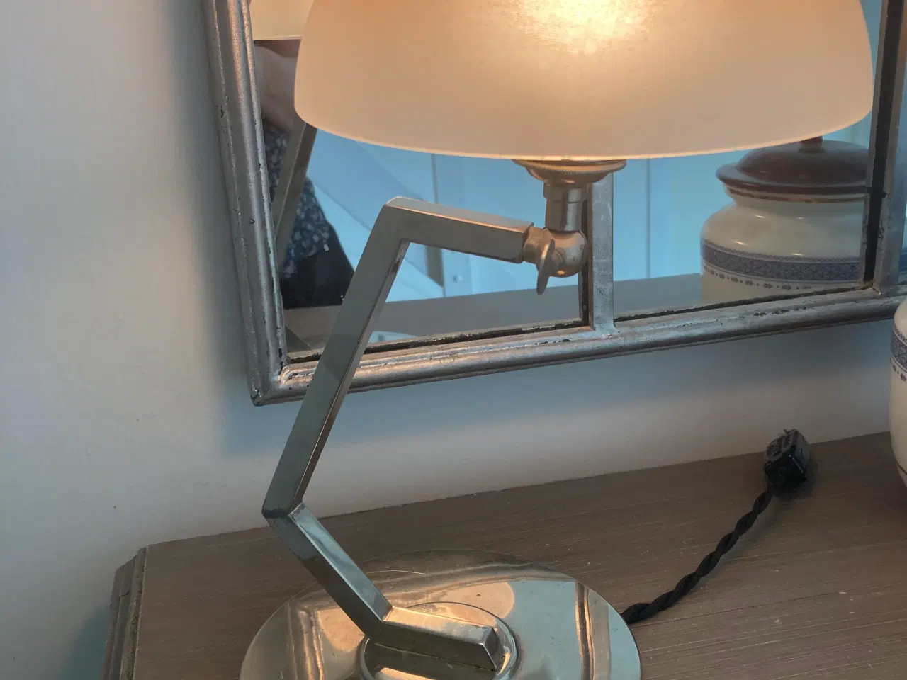 Billede 2 - Gammel spejlæg lampe sælges 