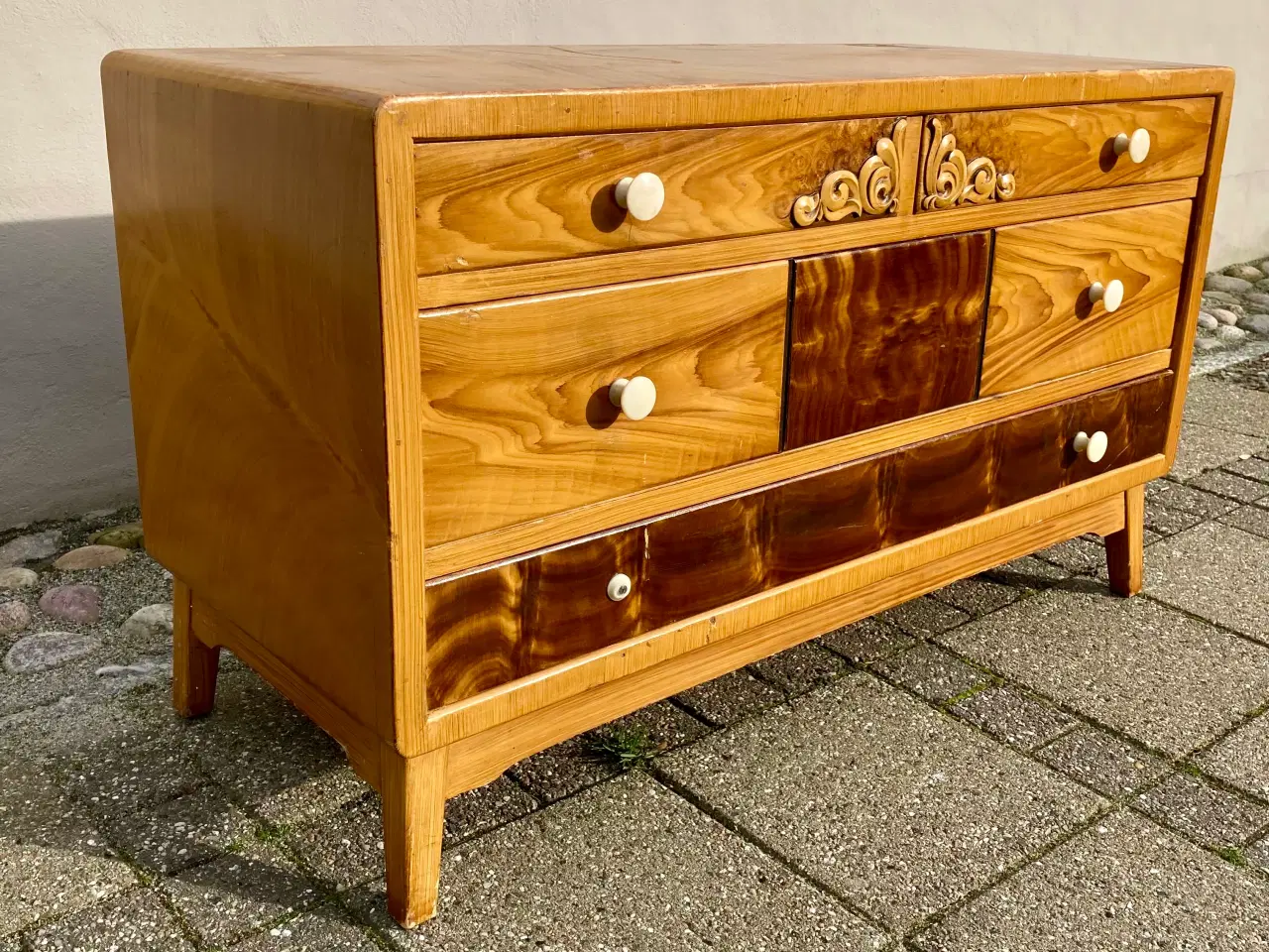 Billede 1 - Art Deco kommode fra 30’erne 4 skuffer