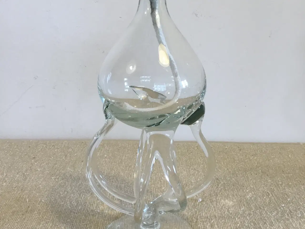Billede 1 - Flot glas Olielampe 