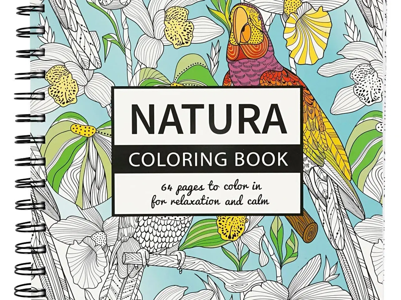 Billede 1 - Mindfulness Malebog med Naturmotiver - 64 sider