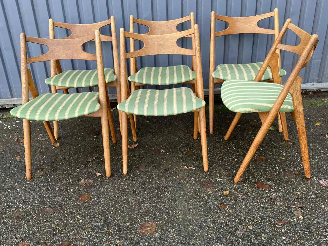 Billede 1 - Wegner CH29 savbukkestole