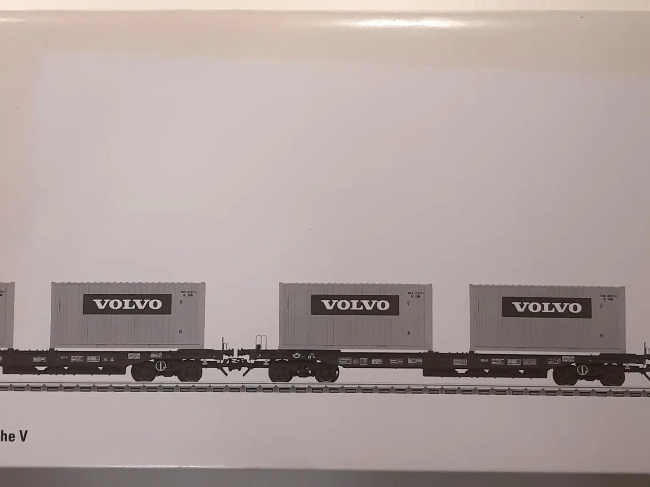 Billede 1 - Märklin 2 stk. "VOLVO" containervogne 47458