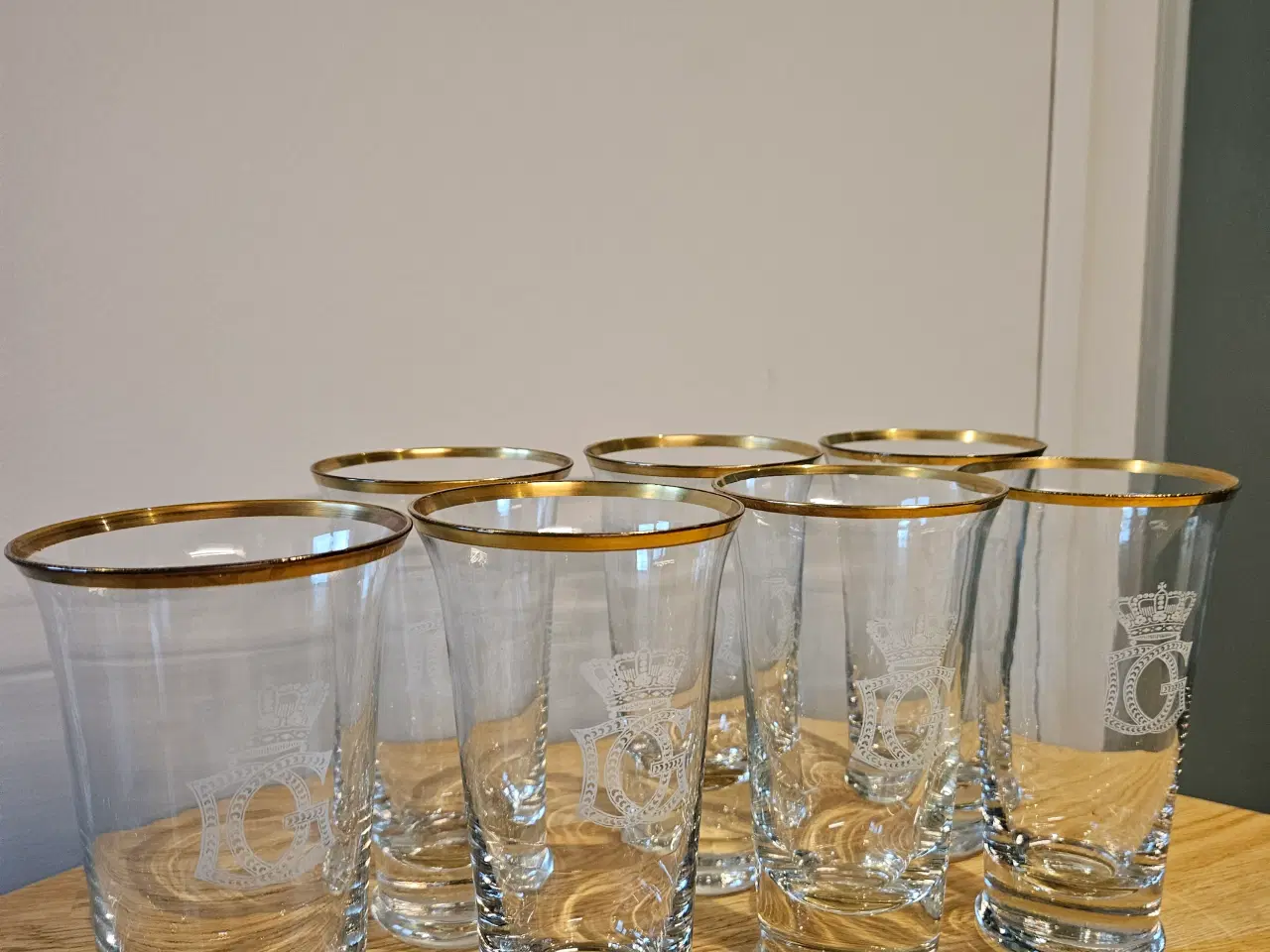 Billede 3 - Sjældent Vintage Glas-Sæt fra Dansk Militærhistori
