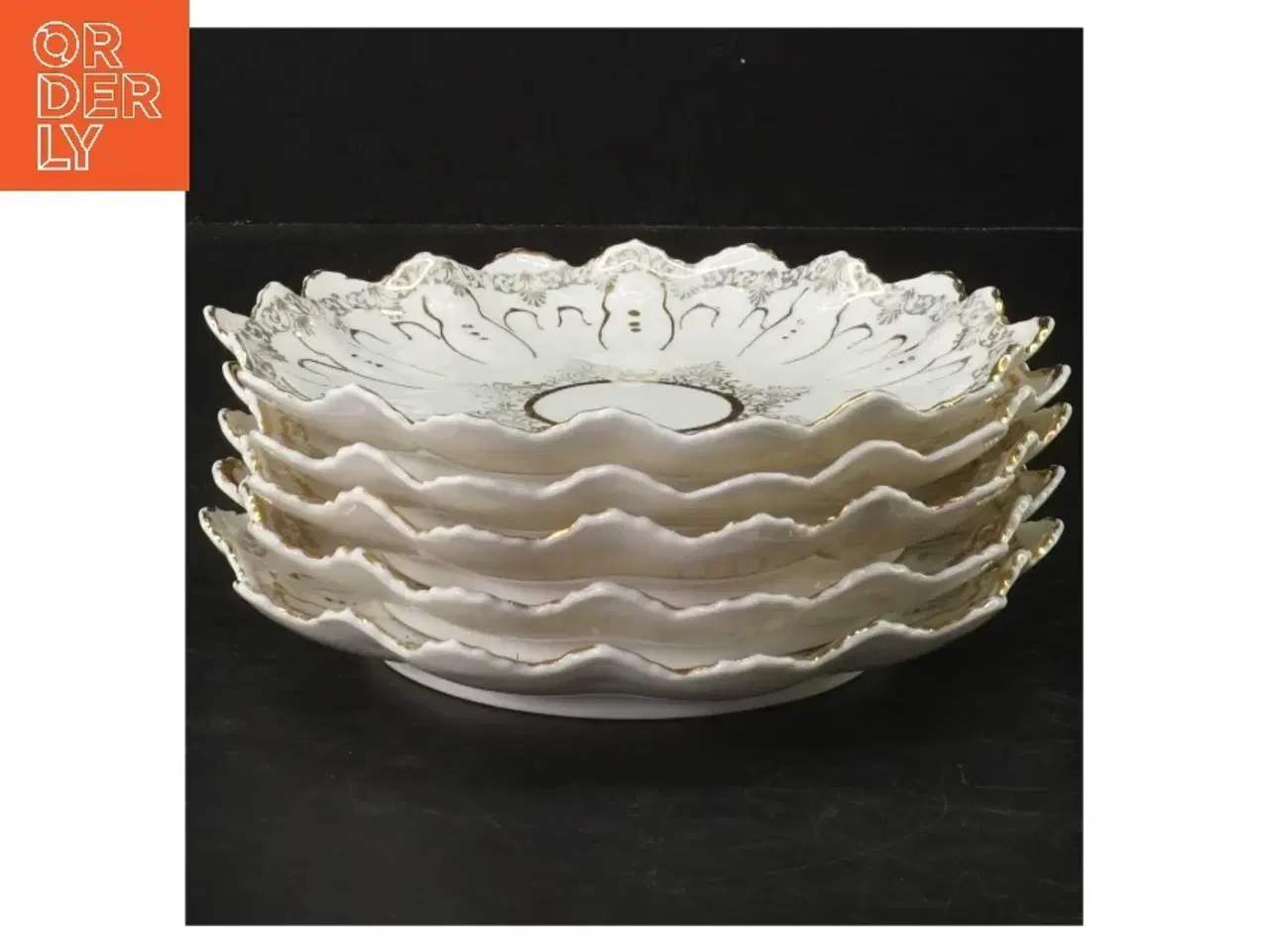 Billede 1 - Porcelænsdesserttallerkener fra M Z (str. Ø. 16 cm)