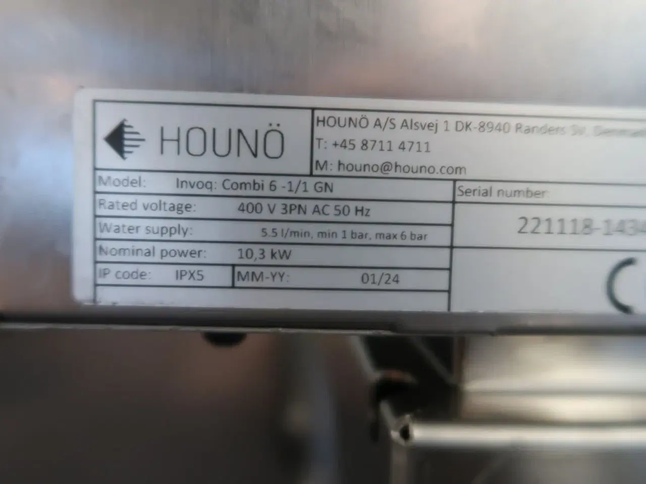 Billede 8 - Combiovn Invoq Hybrid 6-1/1 GN Hounö med understel (Udstillingsmodel)