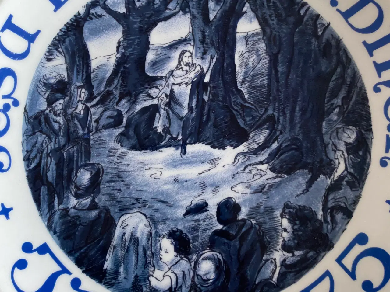Billede 2 - Kristusplatte 6 - Bjergprædiken - 1975, Egemose