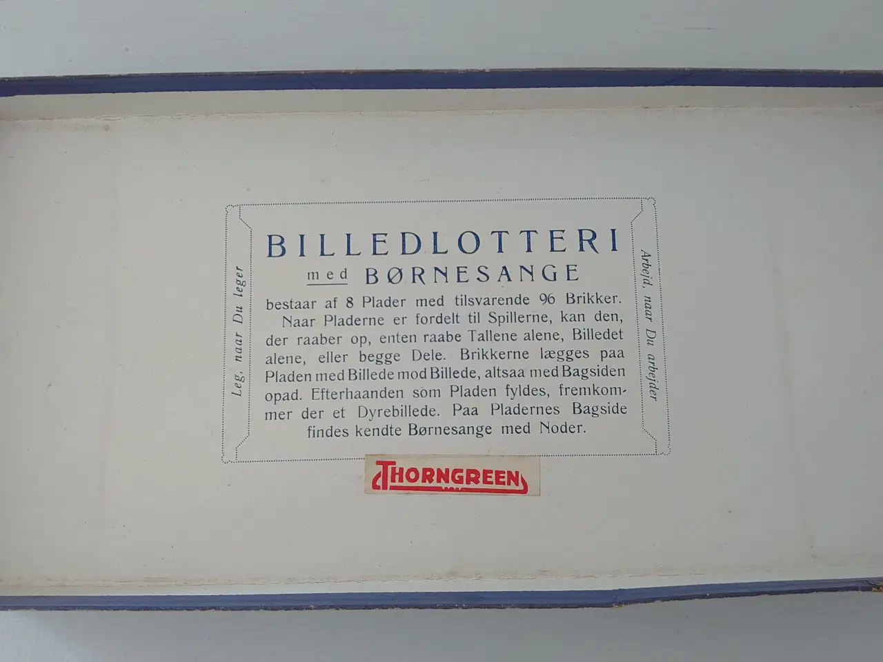 Billede 2 - Billedlotteri med børnesange.Komplet, samlerobjekt