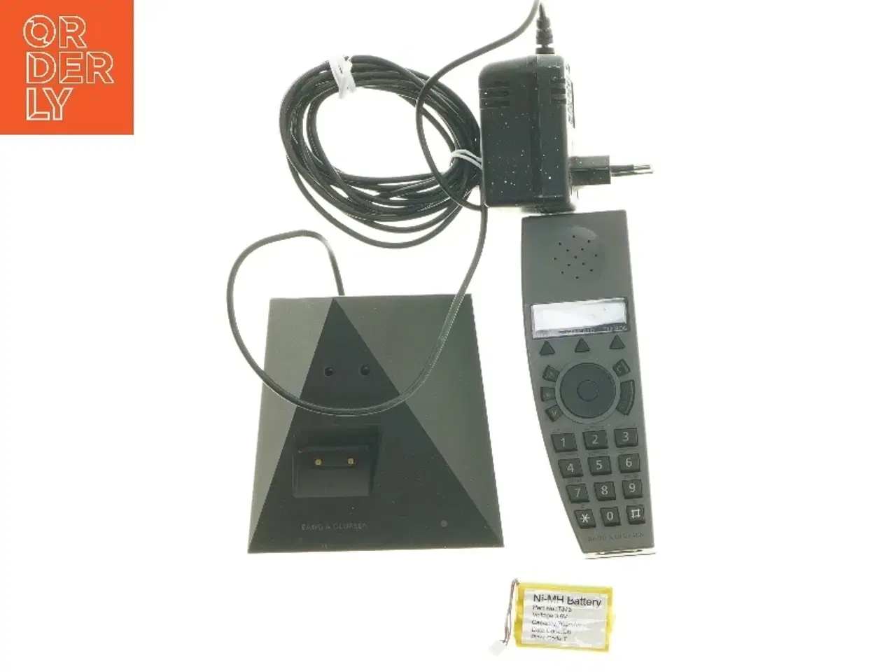 Billede 1 - Trådløs telefon med base og oplader