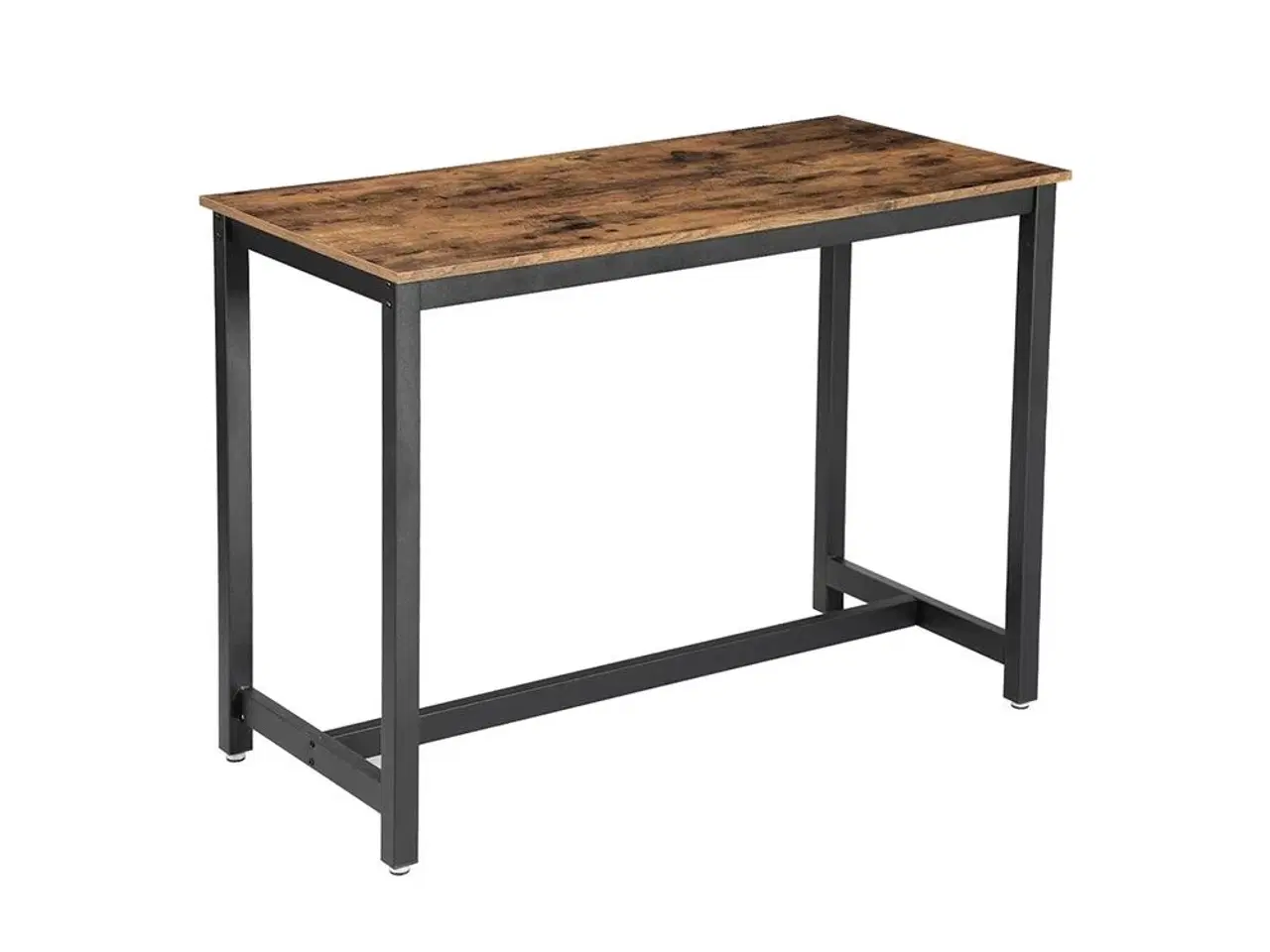 Billede 1 - Barbord industrielt spisebord 120 × 60 × 90 cm, trælook og metalstel