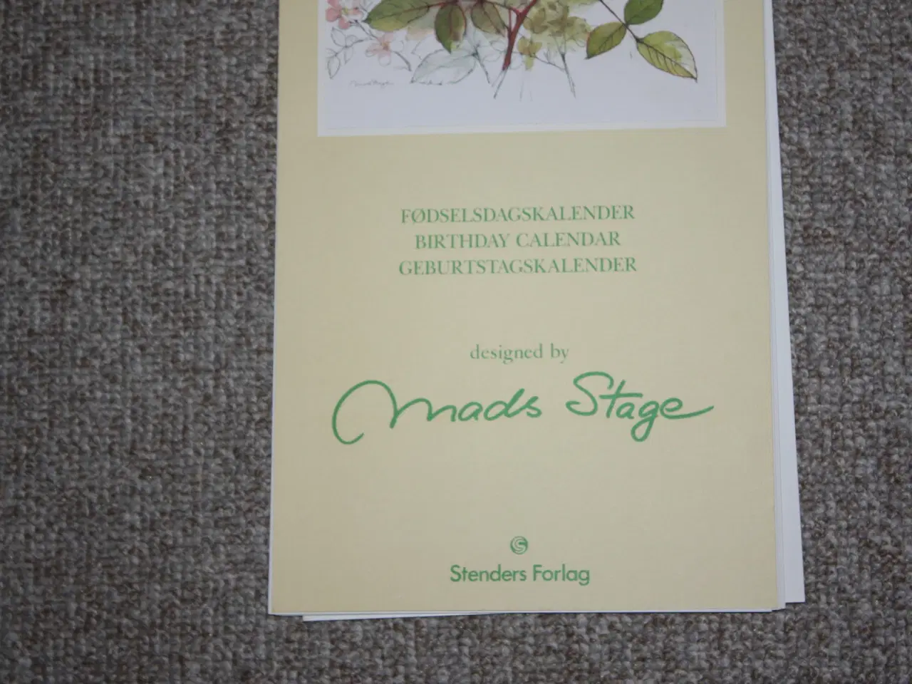 Billede 3 - Fødselsdagskalender Mads Stage 37,5 cm x 18,5 cm