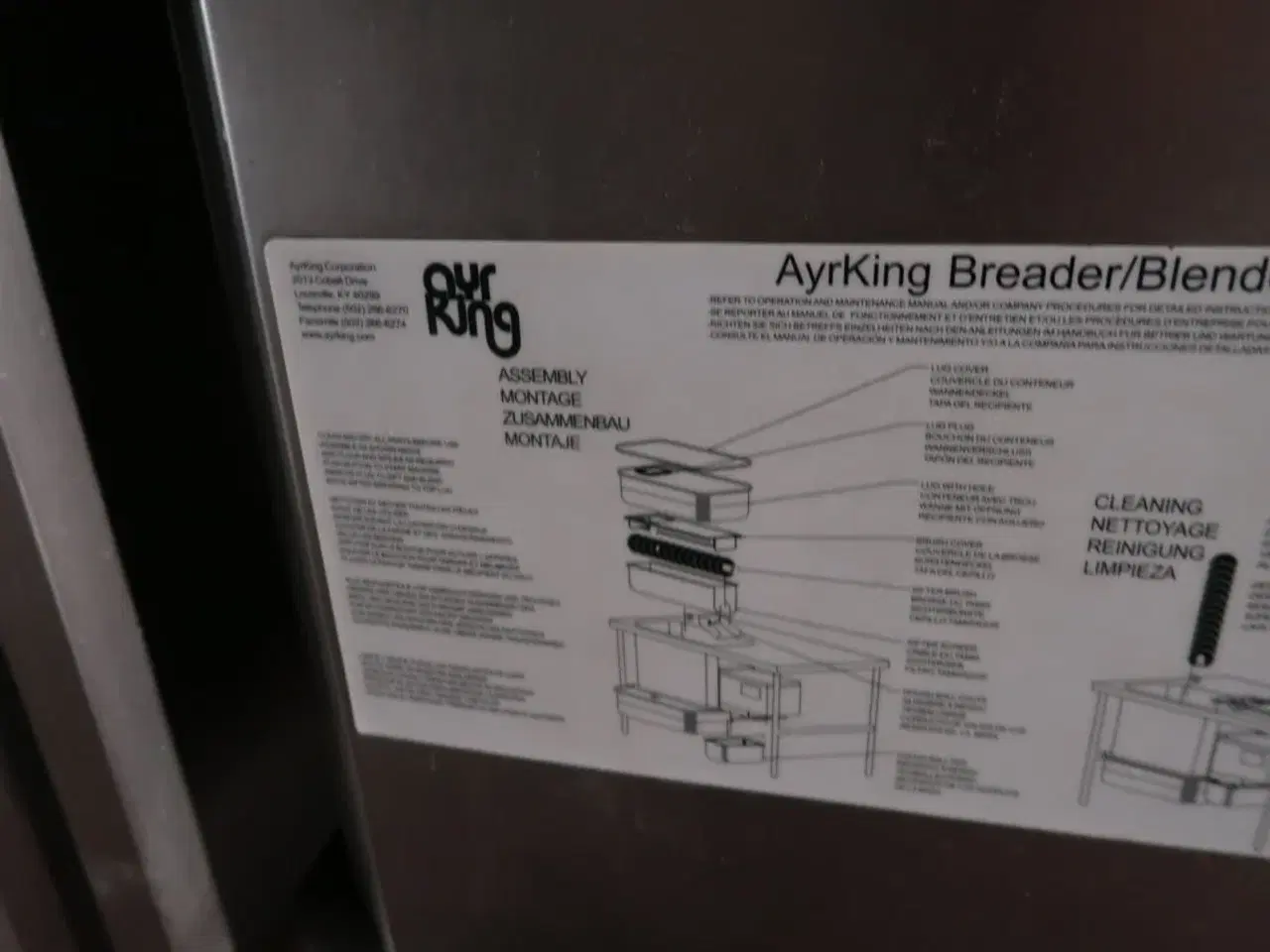 Billede 9 - Dobbelt paneringsstation AYRKING Breader/Blender/Sifter