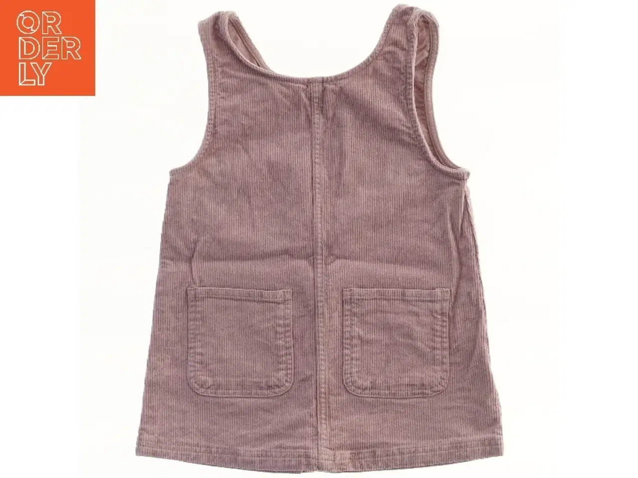 Billede 2 - Kjole i rosafløjl fra H&M (str. 98)