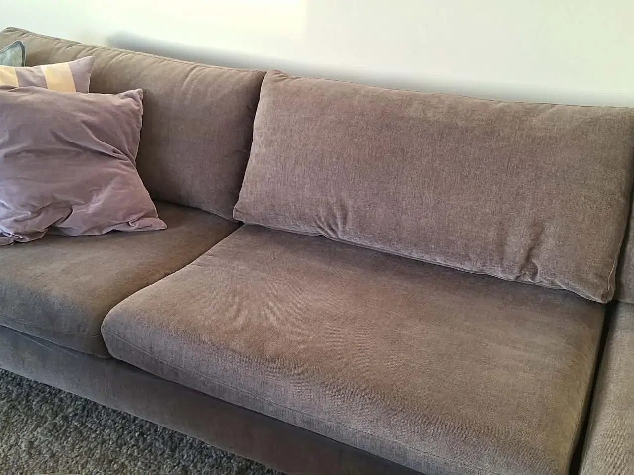 Billede 1 - Sofa med chaiselong 