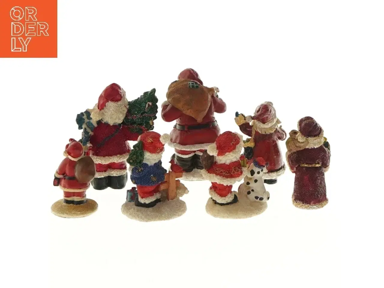 Billede 2 - Julefigurer med julemand (str. 6-10 cm)