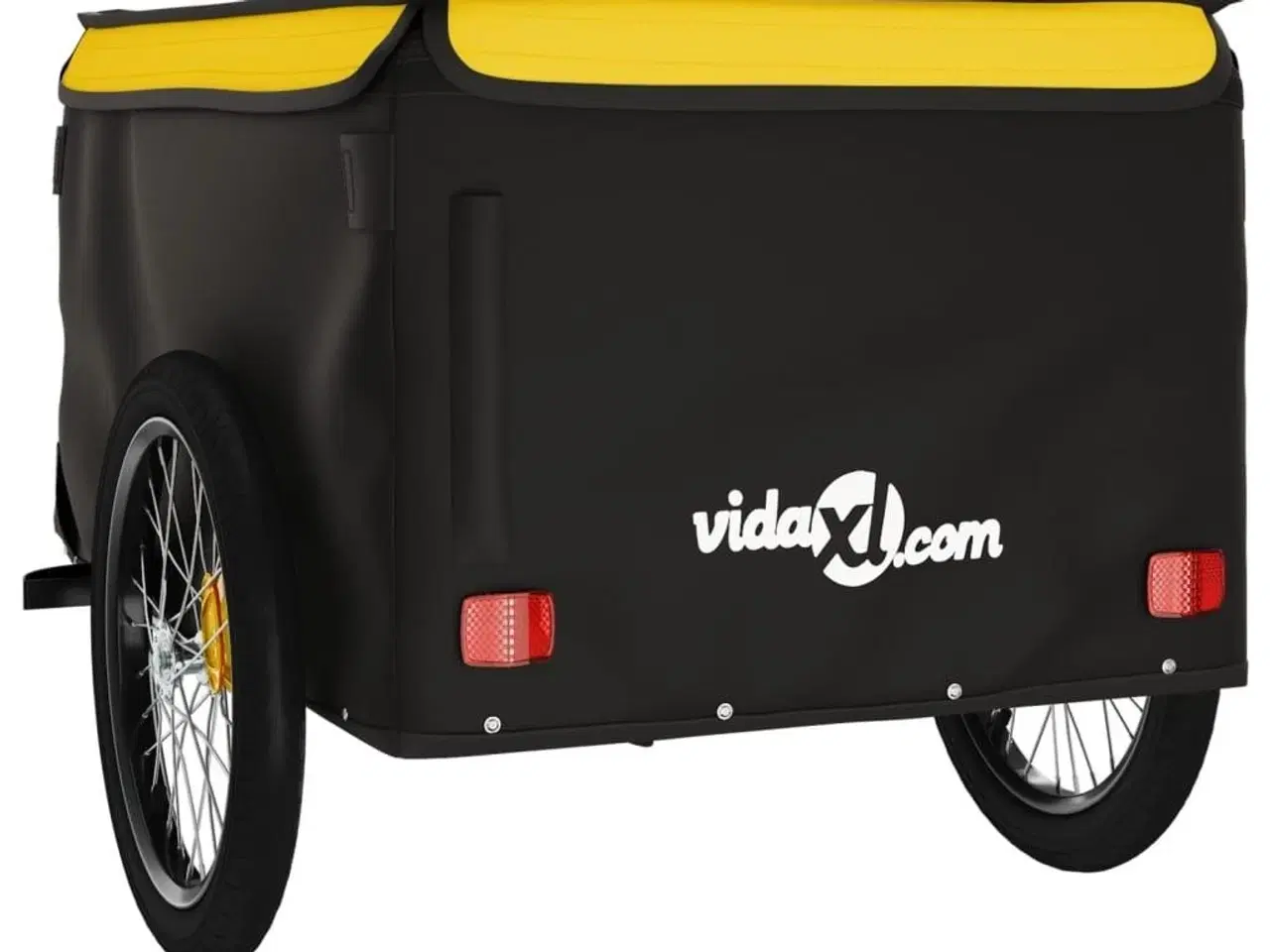 Billede 8 - Cykelanhænger 45 kg jern sort og gul