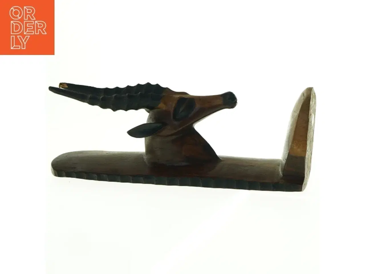 Billede 4 - Bogstøtte med antilope (str. 30 x 10 cm)