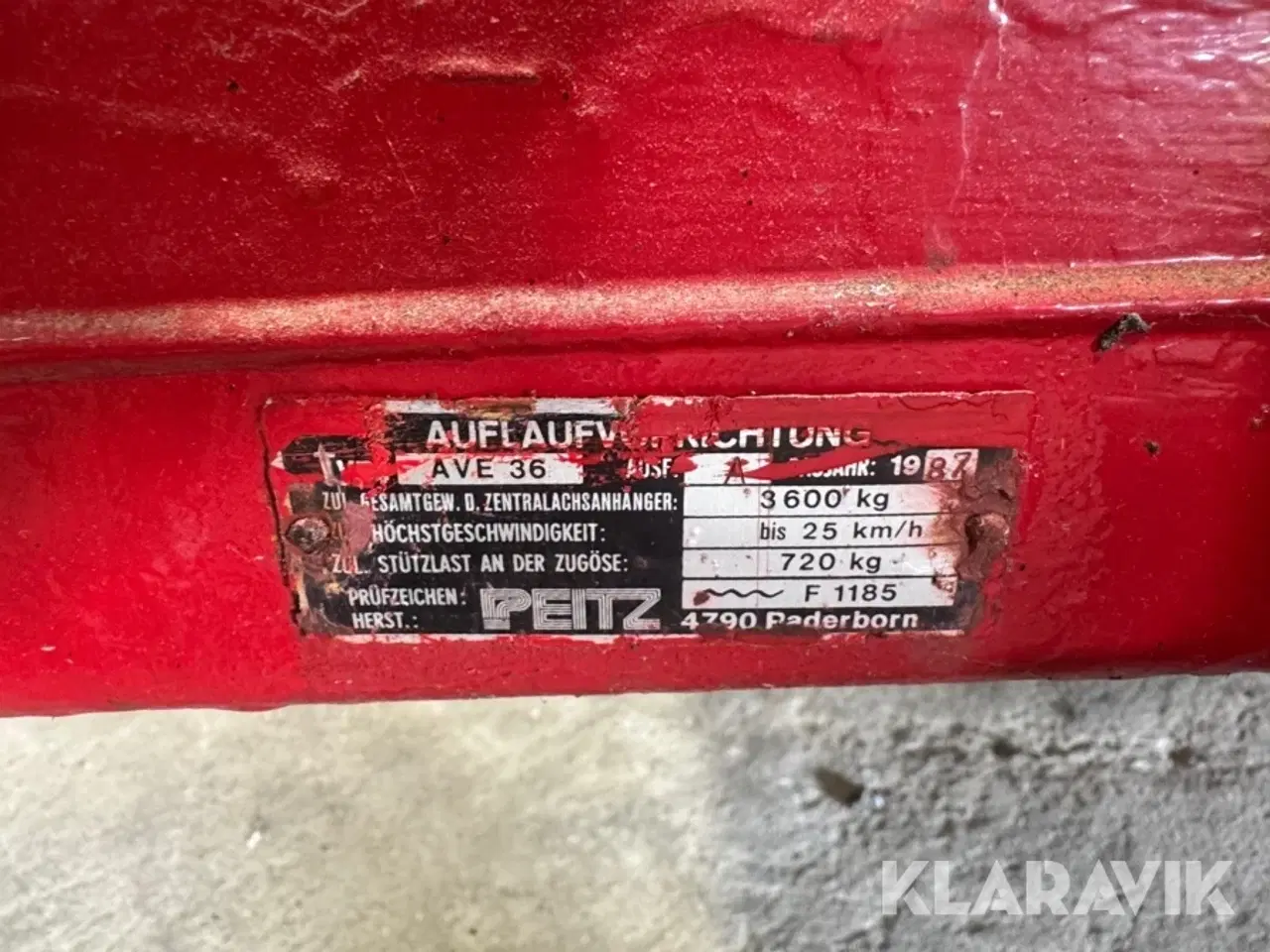Billede 7 - Vogn PEITZ AVE 36