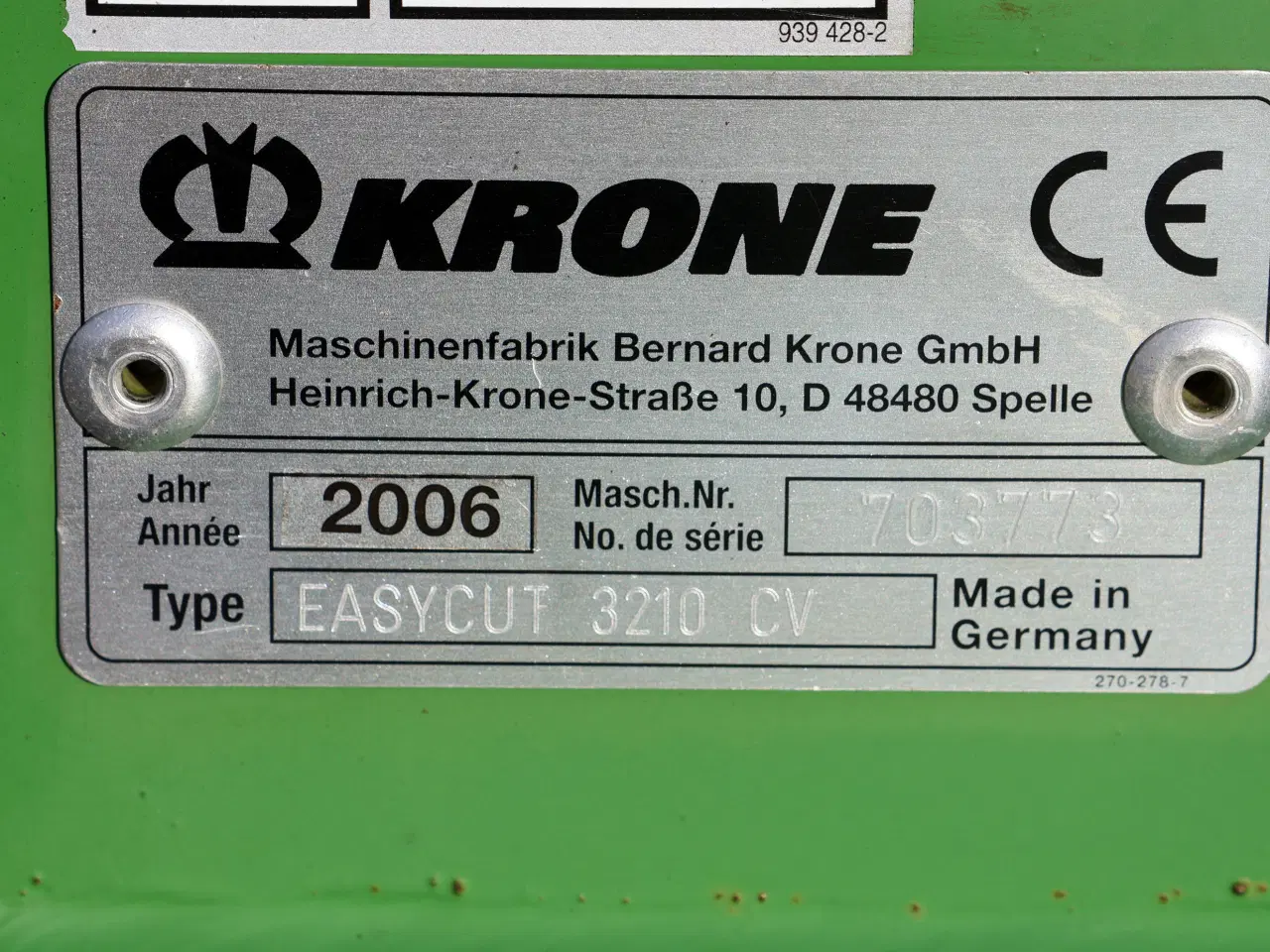 Billede 11 -  Krone Easycut 3210CV bugseret skivehøster
