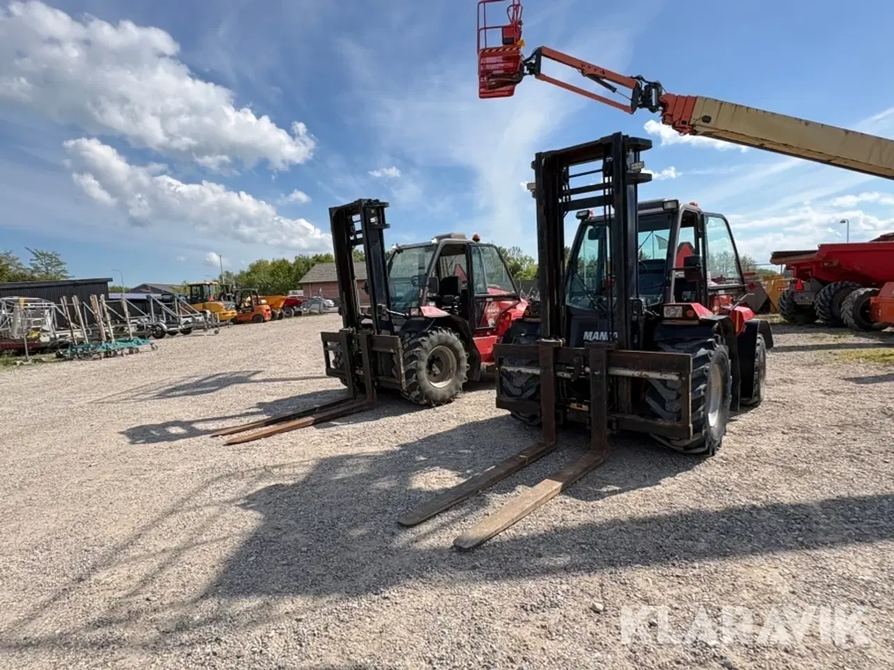 Billede 1 - Gaffeltrucks Manitou M50-4 2 styk