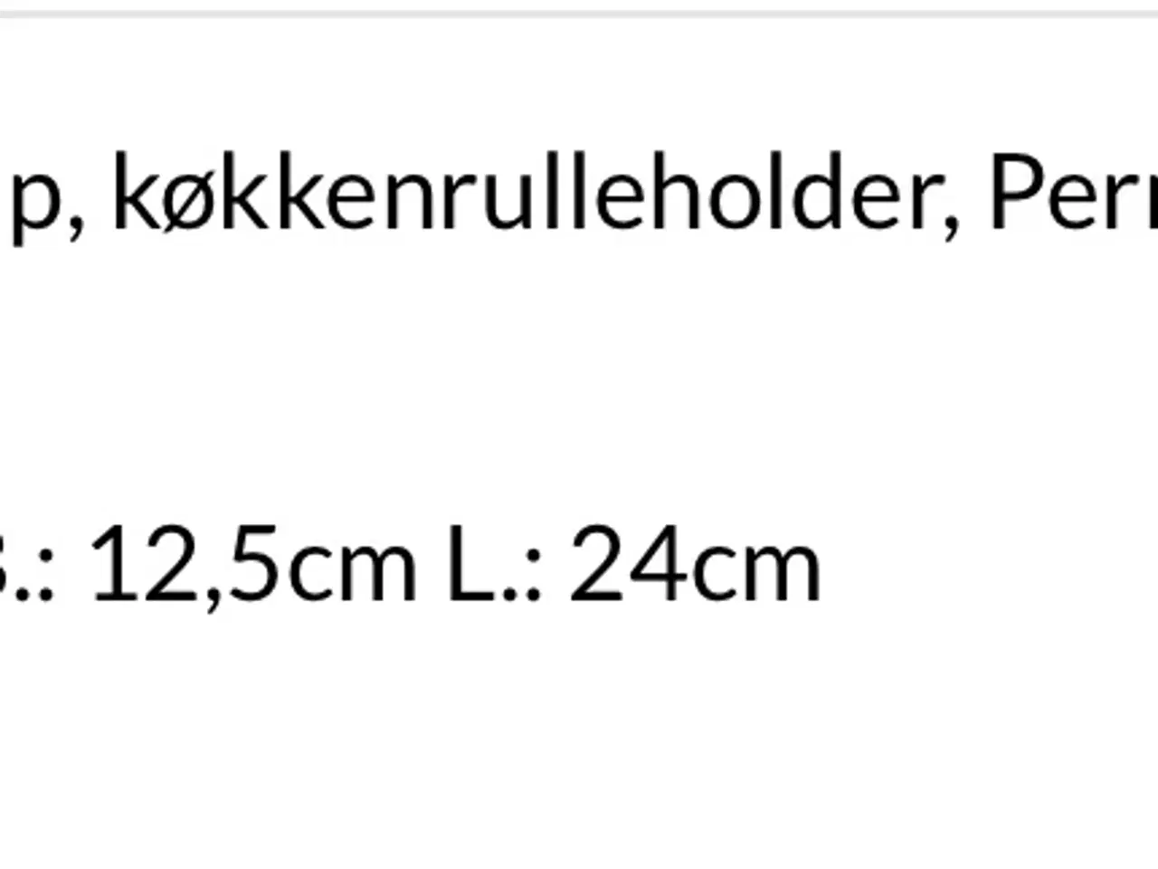 Billede 4 - Køkkenrulle holder 