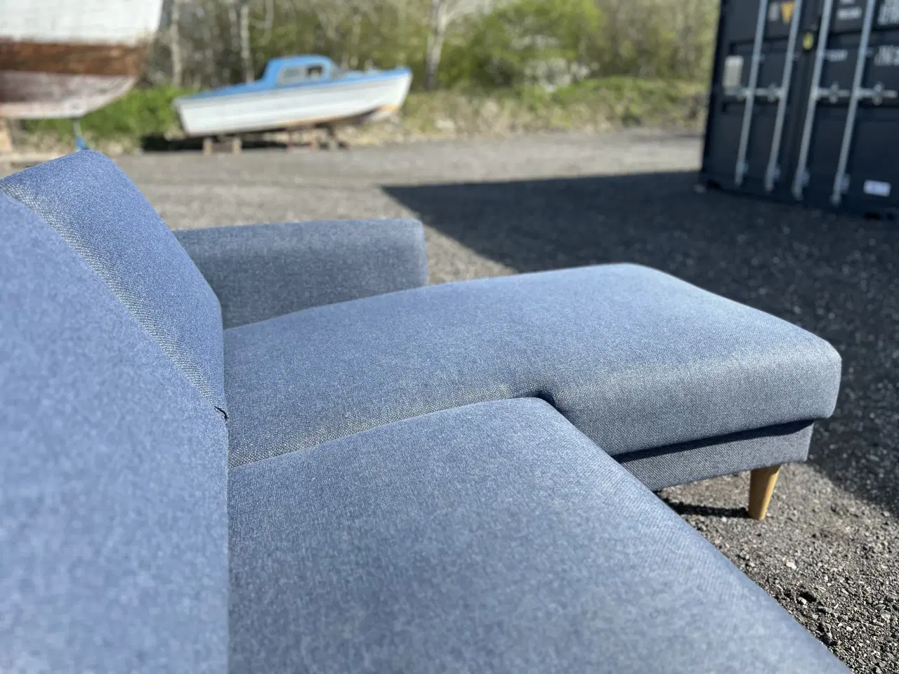 Billede 6 - Sofa med chaiselong, okay stand