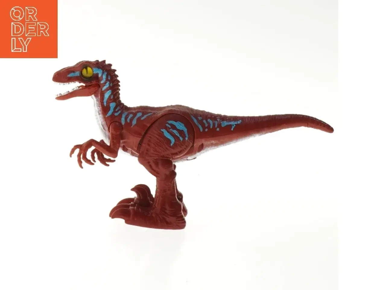 Billede 1 - Rød dinosaur legetøjsfigur (str. 27 cm)